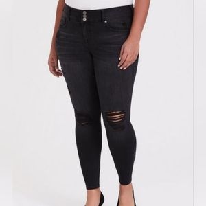 Torrid Premium Stretch Distressed Jegging
